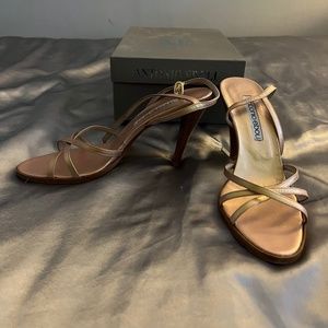 Antonio Eboli Gold Sandals